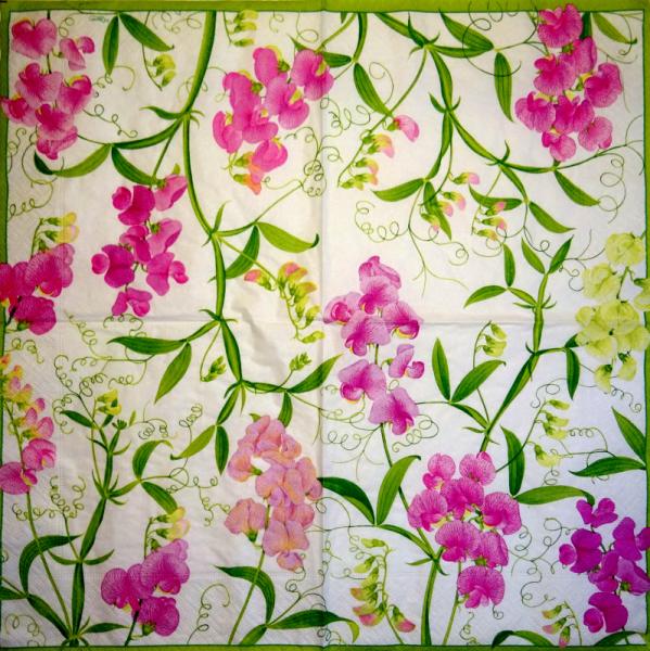 088 Orchids - 3 ply - Caspari
